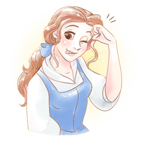 😜 Стикер «Beauty and the Beast (Romantic)» для Telegram
