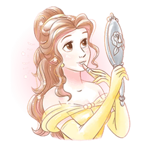 💄 Стикер «Beauty and the Beast (Romantic)» для Telegram