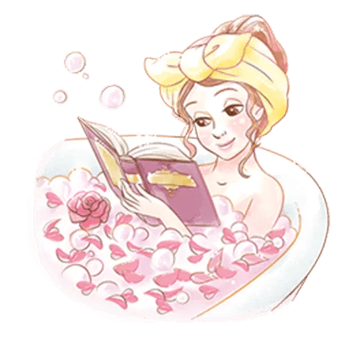 🛀 Стикер «Beauty and the Beast (Romantic)» для Telegram