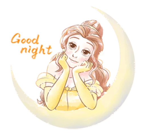 🌃 Стикер «Beauty and the Beast (Romantic)» для Telegram