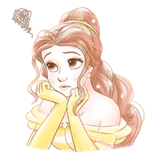 🙄 Стикер «Beauty and the Beast (Romantic)» для Telegram