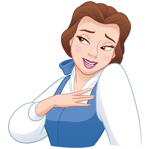 😏 Стикер «Красавица и Чудовище Без Текста» для Telegram