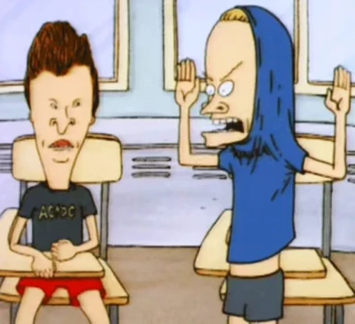 🤘 Стикер «Beavis and Butthead» для Telegram
