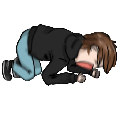 😫 Стикер «sorryguysimjustafreake» для Telegram