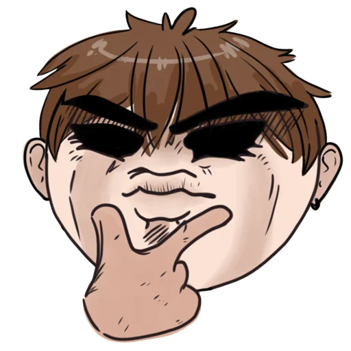 🤔 Стикер «sorryguysimjustafreake» для Telegram