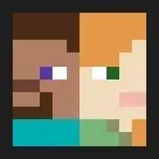 👨‍🦱 Стикер «Bedrock icons» для Telegram
