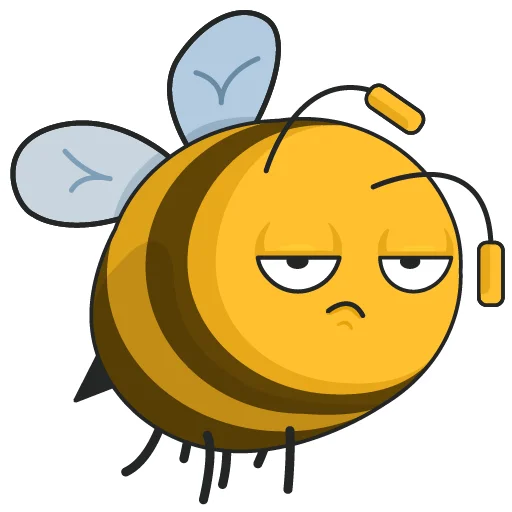 Стикерпак Bee Bob для Telegram