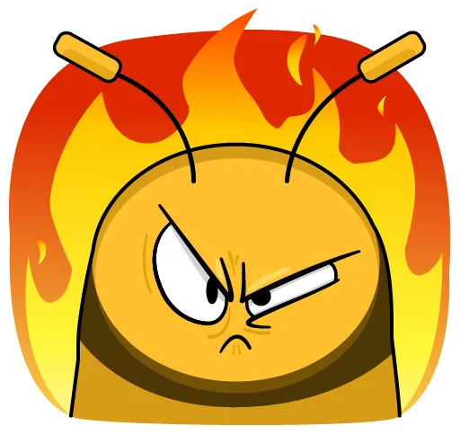 😡 Стикер «Bee Bob» для Telegram