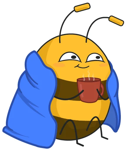 ☕️ Стикер «Bee Bob» для Telegram