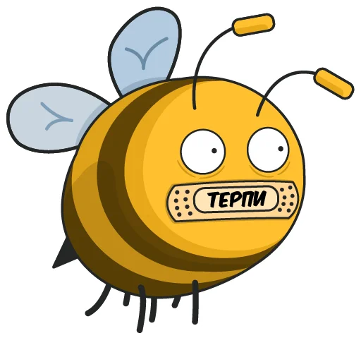 🤭 Стикер «Bee Bob» для Telegram