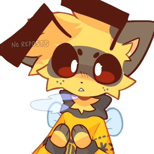 😮‍💨 Стикер «BeeCat» для Telegram