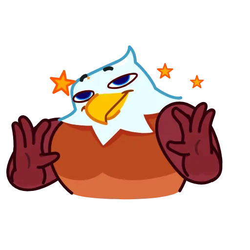👌 Стикер «Beefy Eagle» для Telegram