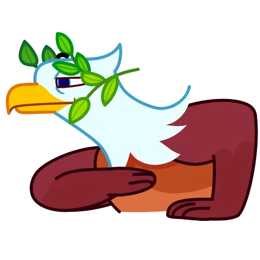👀 Стикер «Beefy Eagle» для Telegram