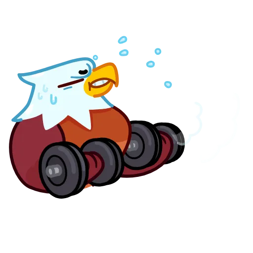 😤 Стикер «Beefy Eagle» для Telegram