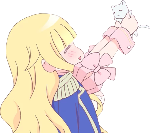 🐱 Стикер «Beelzebub-jou no Okinimesu mama» для Telegram