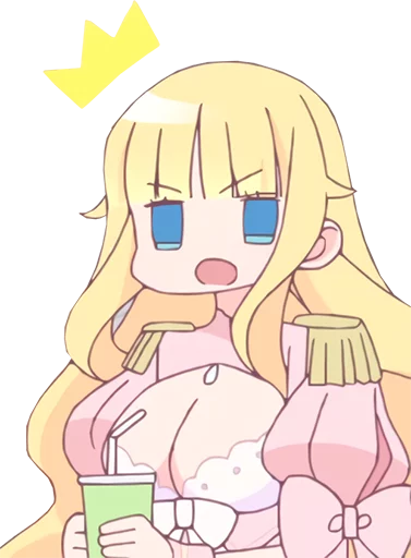 😧 Стикер «Beelzebub-jou no Okinimesu mama» для Telegram