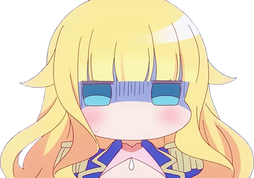 😰 Стикер «Beelzebub-jou no Okinimesu mama» для Telegram