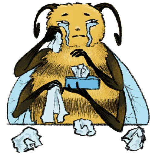 😭 Стикер «Пчола» для Telegram