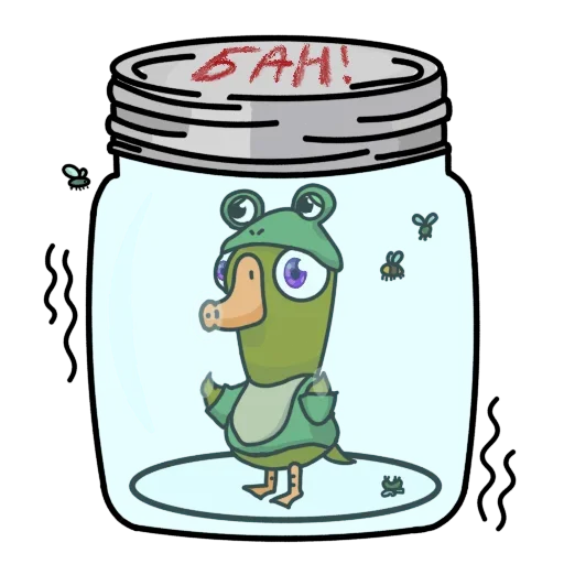 🤐 Стикер «Pchyolarts» для Telegram