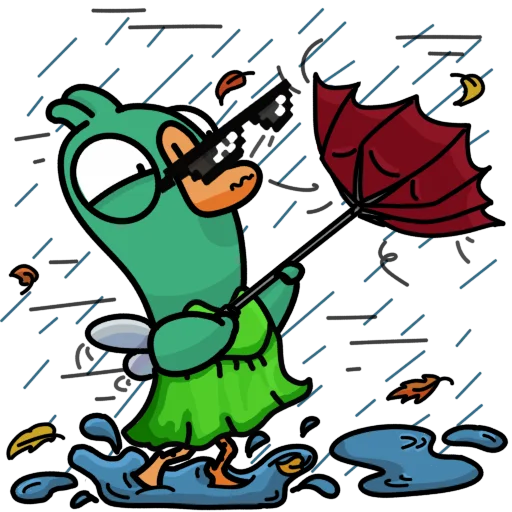 🌧 Стикер «Pchyolarts» для Telegram