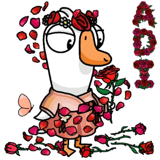 🌹 Стикер «Pchyolarts» для Telegram