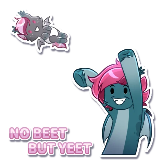 🙃 Стикер «Beet Lightning» для Telegram