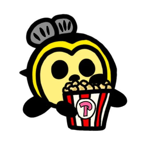 🍿 Стикер «ПчОлка ЖУ-ЖУ» для Telegram