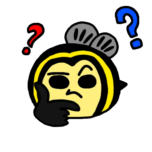 ❓ Стикер «ПчОлка ЖУ-ЖУ» для Telegram