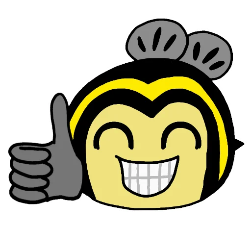 👍 Стикер «ПчОлка ЖУ-ЖУ» для Telegram