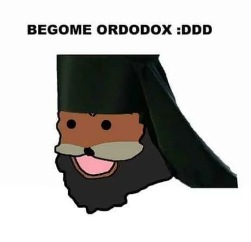 Стикерпак begome ordodox для Telegram