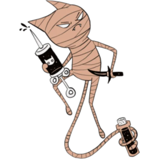 🐱 Стикер «Behemot_crta_stvari» для Telegram