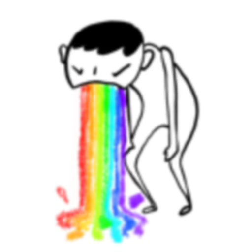🌈 Стикер «Behemot_crta_stvari» для Telegram