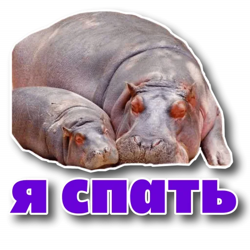 😴 Стикер «Behemoth» для Telegram