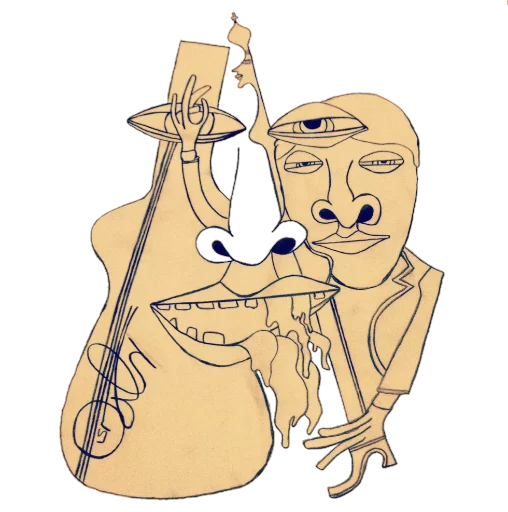 🎻 Стикер «B&S» для Telegram