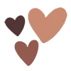 Стикер 28 Beige Brown