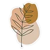 Стикер 37 Beige Brown