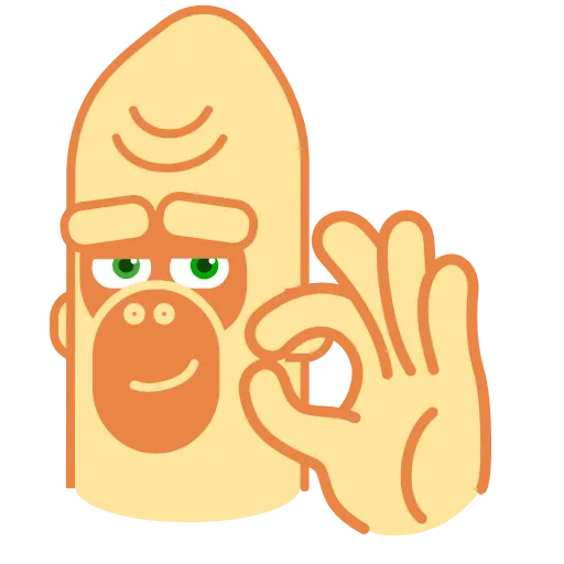 👌 Стикер «Beige Gorilla» для Telegram