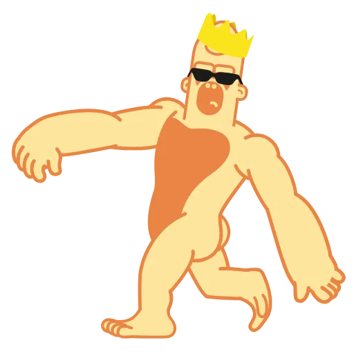 😎 Стикер «Beige Gorilla» для Telegram