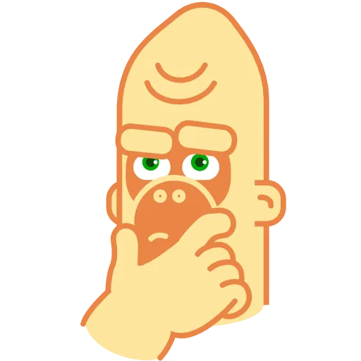 🤔 Стикер «Beige Gorilla» для Telegram