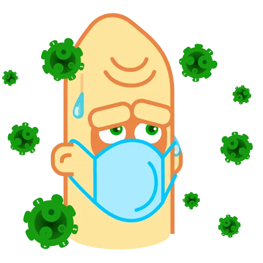 😷 Стикер «Beige Gorilla» для Telegram