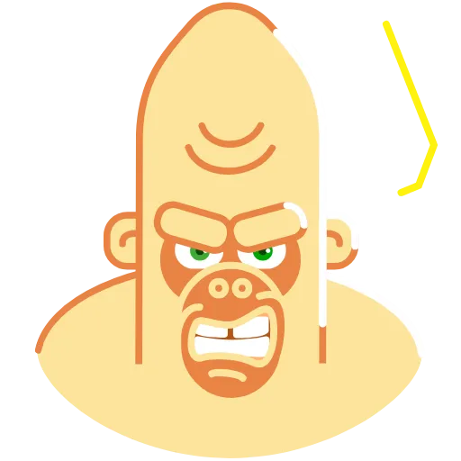 😡 Стикер «Beige Gorilla» для Telegram
