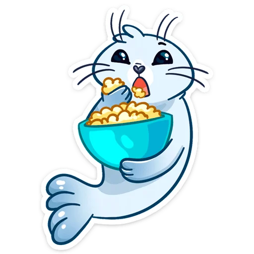 🍿 Стикер «Бельчик» для Telegram