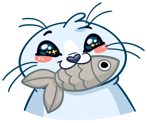 🐟 Стикер «Бельчик» для Telegram