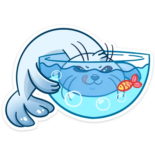 🐠 Стикер «Бельчик» для Telegram