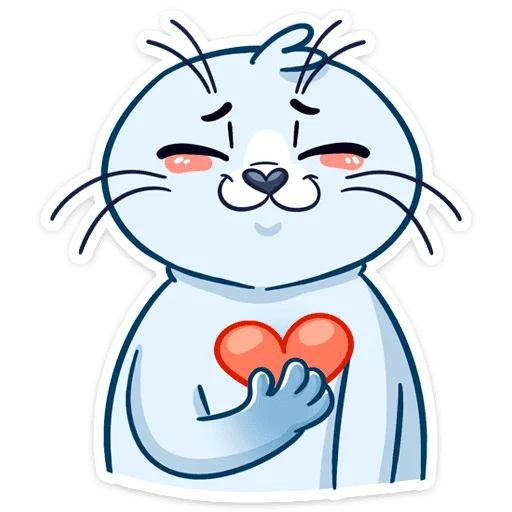 ❤ Стикер «Бельчик» для Telegram