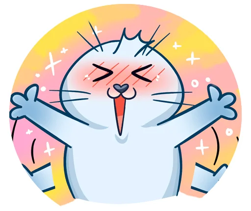 🥳 Стикер «Бельчик» для Telegram