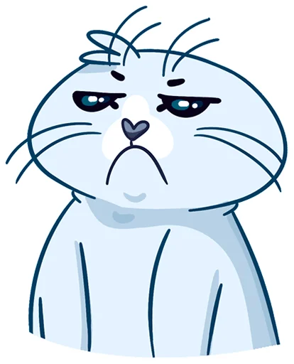 ☹ Стикер «Бельчик» для Telegram