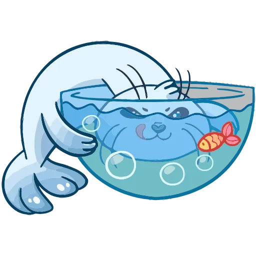 🐠 Эмодзи «Бельчик» для Telegram