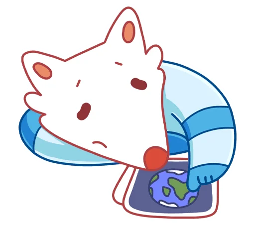 😢 Стикер «Белка и Стрелка без надписей» для Telegram