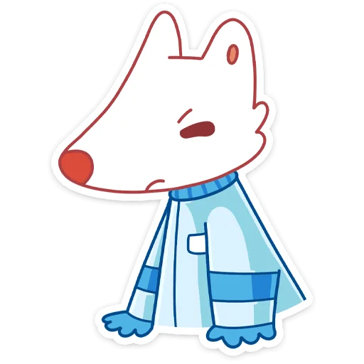 😠 Стикер «Белка и Стрелка без надписей» для Telegram